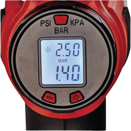 Gonfleur motoris&eacute; sans fil &agrave; haute pression CE-CC 18 Li 18 V avec jauge num&eacute;rique (outil seulement) EastCoast Offshore Supplies