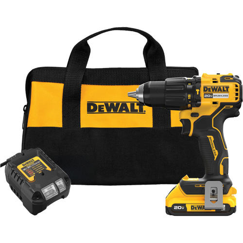 MAX* Brushless Cordless Hammer Drill Kit, Lithium-Ion, 20 V, 1/2" Chuck EastCoast Offshore Supplies
