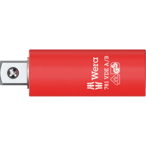 Adaptateur isol&eacute; VDE A/B, Prise 1/4", Douille 3/8", 2,78" lo, Sph&eacute;rique EastCoast Offshore Supplies