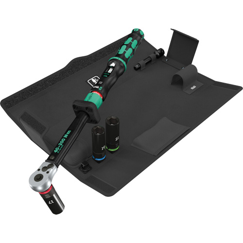 Ensemble cl&eacute; dynamom&eacute;trique Click-Torque Lock C 3 jeu 1 pour changement de roue, 6 Mcx, Prise de 1/2", Profond EastCoast Offshore Supplies