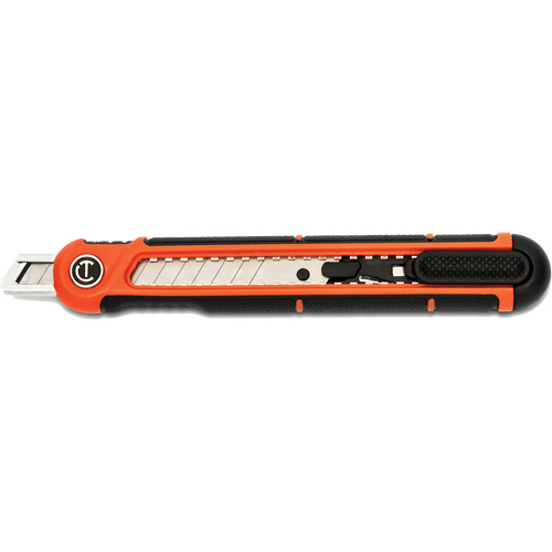 9mm Snap Off Blade Retractable Knife, Steel, Plastic Handle EastCoast Offshore Supplies