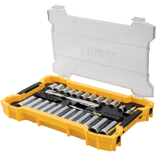 Jeu d'outils 3/8" & 1/2" pour m&eacute;canicien avec plateau & couvercle TOUGHSYSTEM 2.0 EastCoast Offshore Supplies