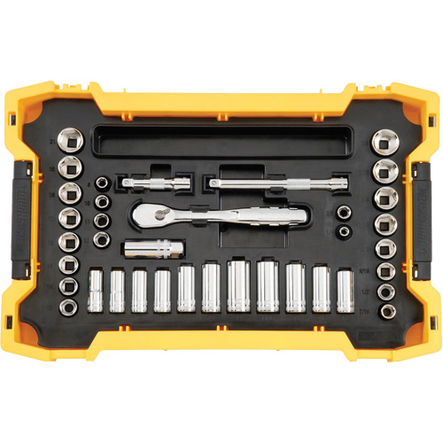 Jeu d'outils 3/8" & 1/2" pour m&eacute;canicien avec plateau & couvercle TOUGHSYSTEM 2.0 EastCoast Offshore Supplies