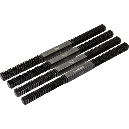 4-Piece Thread Restoring File Set, Square, 9" EastCoast Offshore Supplies