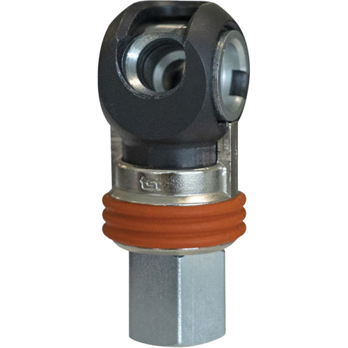 TOPQUIK SC Industrial Swing Quick Coupler, Nickel-Plated Steel, 3/8", Female NPT, 360 PSI EastCoast Offshore Supplies