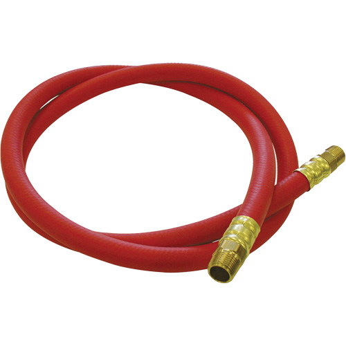Hose Reel Connecting Hose, Air, EPDM Rubber, 1/2" dia. x 5', 300 psi, 1/2 NPT EastCoast Offshore Supplies