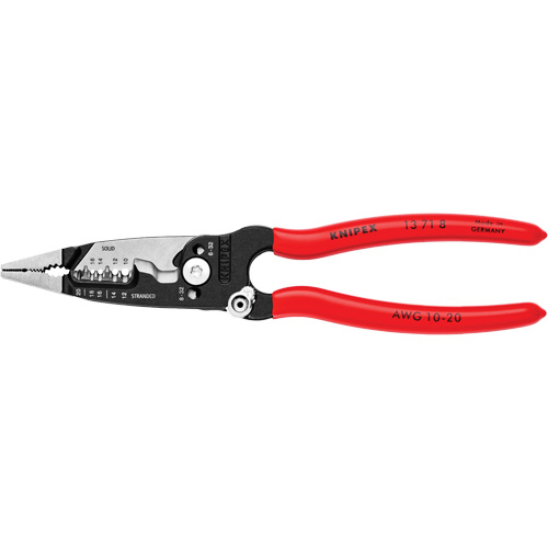 Pince &agrave; d&eacute;nuder forg&eacute;e, 8" lo, 10 - 20 AWG EastCoast Offshore Supplies