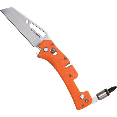 Electrician's Pocket Knife with Driver, 2-99/100" Blade, Stainless Steel Blade, Plastic Handle EastCoast Offshore Supplies