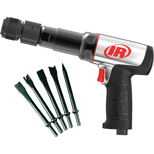Heavy-Duty Air Hammer with Chisels, 21.8 CFM, 1/4" NPT, 2600 BPM, 3/4" x 3-3/4" (0.0mm x 0.0mm) EastCoast Offshore Supplies