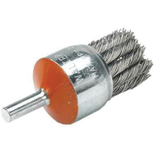 Mounted Knot-Twisted Wire Brush, 1-1/8" Dia., 0.02" Wire Dia., 1/4" Shank EastCoast Offshore Supplies
