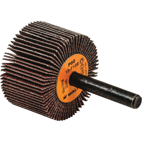 Disques &agrave; lamelles - Meules &agrave; lamelles Coolcut, Oxyde d'aluminium, Grain 80, 1-1/2" x 1" x 1/4" EastCoast Offshore Supplies