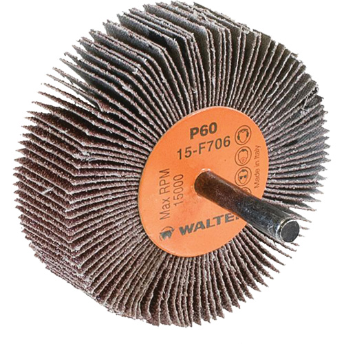 Flap Wheels-Coolcut Flap Wheels, Aluminum Oxide, 60 Grit, 3" x 1" x 1/4" EastCoast Offshore Supplies