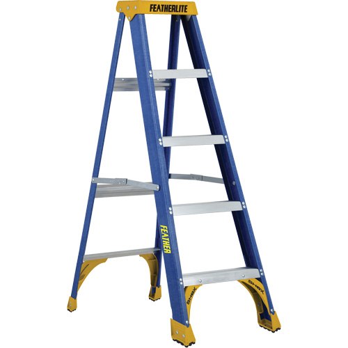 Industrial Duty Stepladders (6300 Series), 5', Fibreglass, 250 lbs. Capacity, Type 1 EastCoast Offshore Supplies