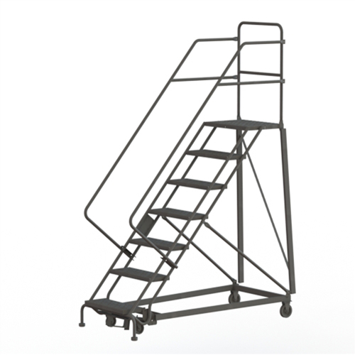Heavy Duty Safety Slope Ladder, 7 Steps, Serrated, 50° Incline, 70" High EastCoast Offshore Supplies