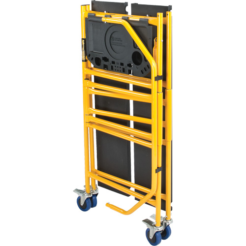 Jobsite Series 4' Safety Rail & Tool Shelf Scaffold Kit, Steel Frame, 49-1/2" D x 57-3/4" H EastCoast Offshore Supplies