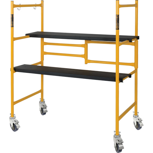 Jobsite Series 4' Basic Mini Scaffold Kit, Steel Frame, 41" D x 45-3/4" H EastCoast Offshore Supplies