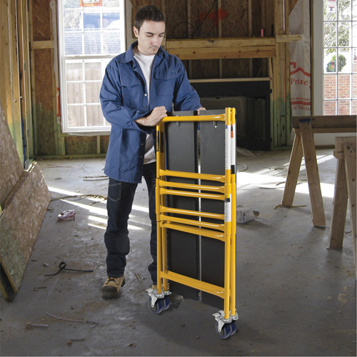 Jobsite Series 4' Basic Mini Scaffold Kit, Steel Frame, 41" D x 45-3/4" H EastCoast Offshore Supplies