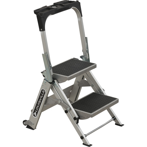 Tilt & Roll Step Stool Ladder, 2 Steps, 23" x 21" x 34.50" High EastCoast Offshore Supplies