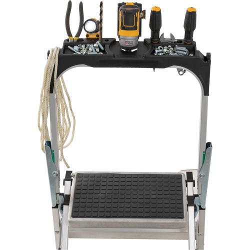 Tilt & Roll Step Stool Ladder, 4 Steps, 44.25" x 22.13" x 59" High EastCoast Offshore Supplies