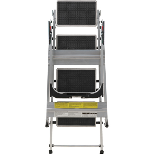 Tilt & Roll Step Stool Ladder, 4 Steps, 44.25" x 22.13" x 59" High EastCoast Offshore Supplies