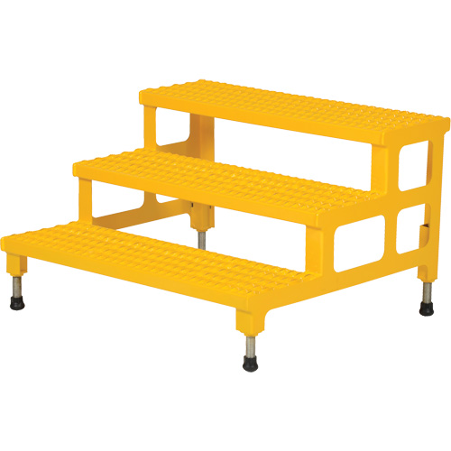 Adjustable Step-Mate Stand, 3 Step(s), 36-3/16" W x 33-7/8" L x 22-1/4" H, 500 lbs. Capacity EastCoast Offshore Supplies