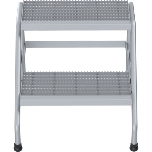 Aluminum Step Stand, 2 Step(s), 22-13/16" W x 24-9/16" L x 20" H, 500 lbs. Capacity EastCoast Offshore Supplies