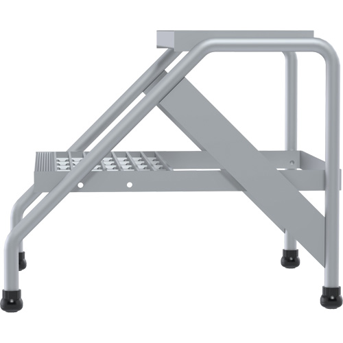 Aluminum Step Stand, 2 Step(s), 22-13/16" W x 24-9/16" L x 20" H, 500 lbs. Capacity EastCoast Offshore Supplies