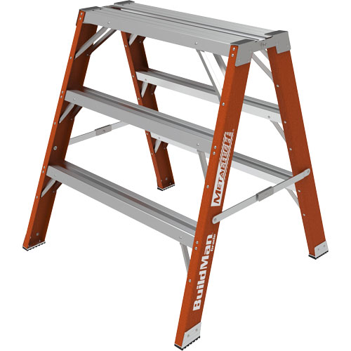 Buildman Step-up Workbench, 3' H x 34.75" W x 33.25" D, 300 lbs. Capacity, Fibreglass EastCoast Offshore Supplies