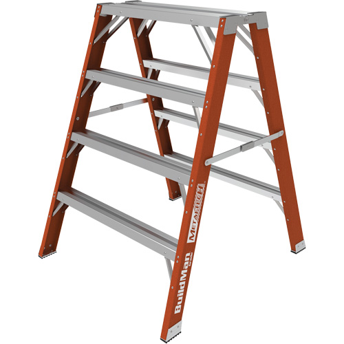 Buildman Step-up Workbench, 4' H x 36.25" W x 40.5" D, 300 lbs. Capacity, Fibreglass EastCoast Offshore Supplies