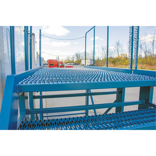 Snow Ladder, Steel, 10 Steps, 99" H, 85-1/2" D, 48" Step, Serrated EastCoast Offshore Supplies