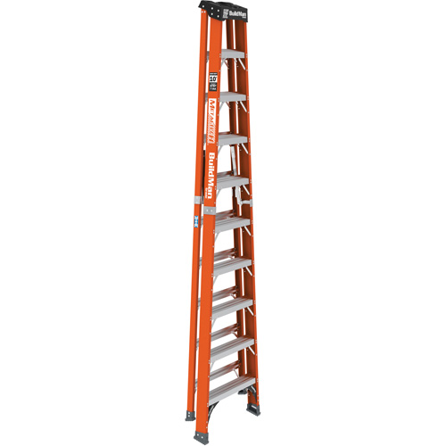 Step Ladder, 10', Fibreglass, 375 lbs. Capacity, Type 1AA EastCoast Offshore Supplies