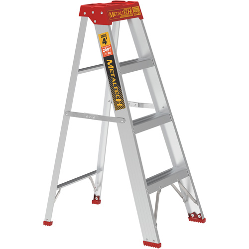 Step Ladder, 4', Aluminum, 200 lbs. Capacity, Type 3 EastCoast Offshore Supplies