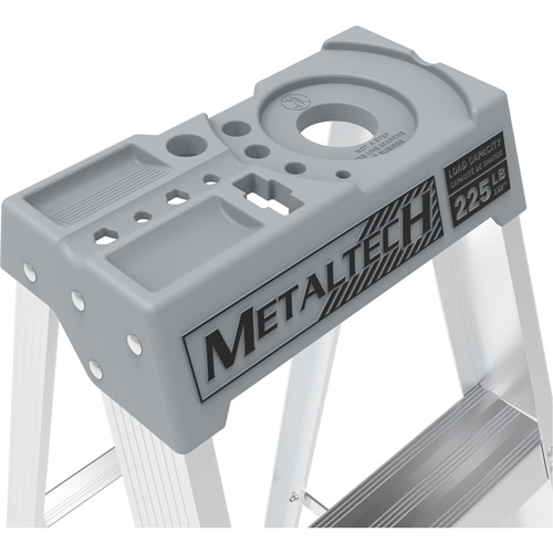 Step Ladder with Paint Tray, 10', Aluminum, 225 lbs. Capacity, Type 2 EastCoast Offshore Supplies