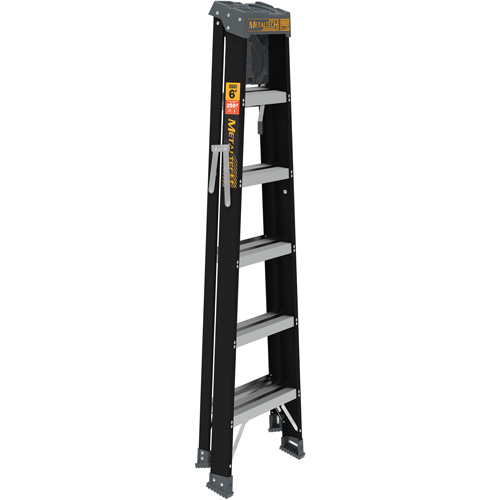 Step Ladder with Paint Tray, 6', Fibreglass, 250 lbs. Capacity, Type 1 EastCoast Offshore Supplies