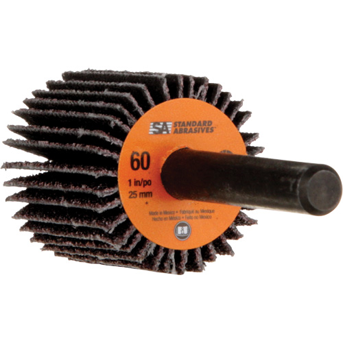 Meule &agrave; lamelles Standard Abrasives, Oxyde d'aluminium, Grain 60, 1" x 1" x 1/4" EastCoast Offshore Supplies