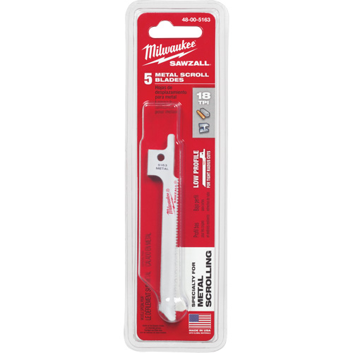 Lame de scie alternative Sawzall, Bim&eacute;tal, 18 Dents par pouce, 3-5/8" lo x 5/16" la EastCoast Offshore Supplies