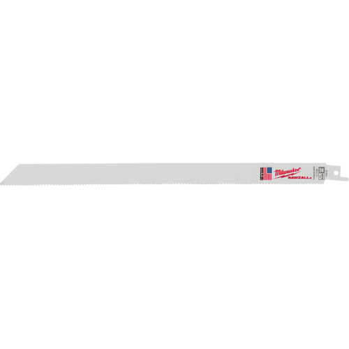 Lame de scie alternative Sawzall, Bim&eacute;tal, 10/14 Dents par pouce, 12" lo EastCoast Offshore Supplies