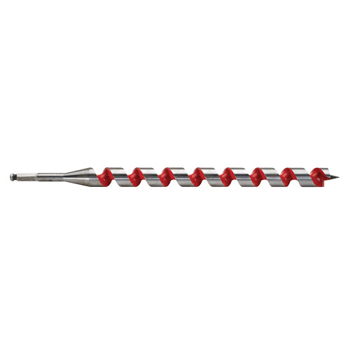 Longue m&egrave;che h&eacute;licoidale pour perceuse, Diam&egrave;tre de 1-1/8", Cannelure 15", Tige 7/16" hexagonal EastCoast Offshore Supplies
