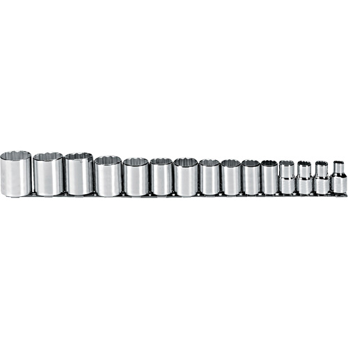 Jeu de douilles, 15 Mcx, Prise de 1/2" EastCoast Offshore Supplies