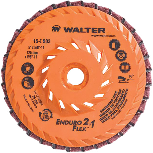 Enduro-Flex 2-in-1 Flap Disc, 5" x 5/8"-11, 80 Grit, Ceramic EastCoast Offshore Supplies