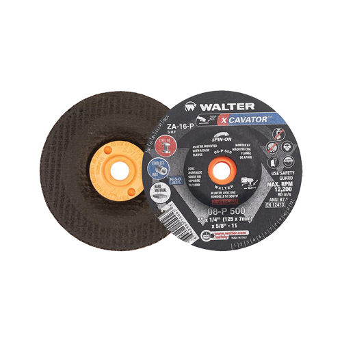 XCAVATOR Grinding Wheel, 5" x 1/4", 5/8"-11 Arbor, Zirconium, Type 27/27S EastCoast Offshore Supplies