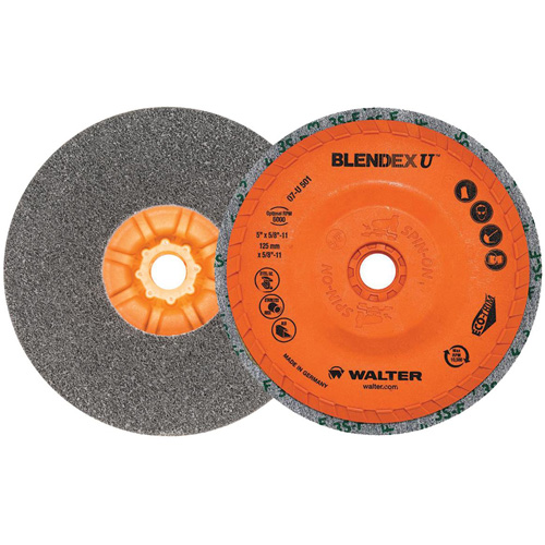 Blendex U Finishing Cup Disc, 5" Dia., Fine Grit, Silicon Carbide EastCoast Offshore Supplies