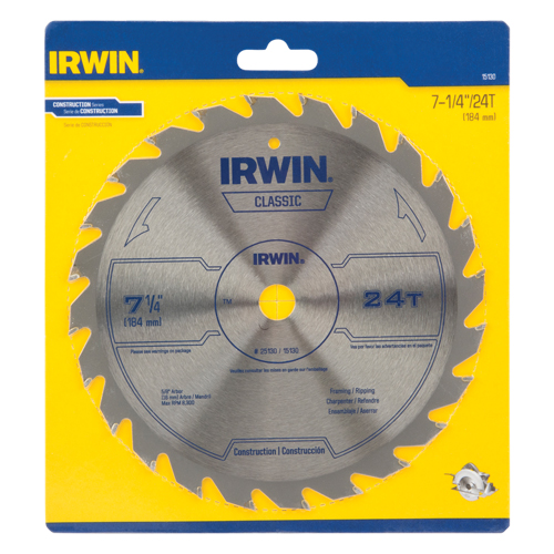 Contractor Saw Blades - Classic Series Saw Blades, 7-1/4", 24 Teeth, Wood Use EastCoast Offshore Supplies