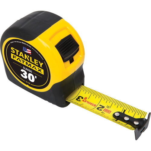 FatMax&reg; Classic Tape Measure, 1-1/4" x 30', Imperial Graduations EastCoast Offshore Supplies