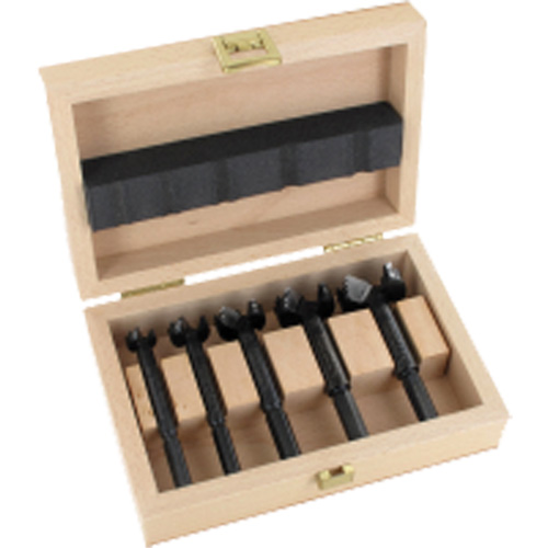 Bormax Forstner Bit Kits in a Wooden Box, 5 Pieces, High Carbon Steel EastCoast Offshore Supplies