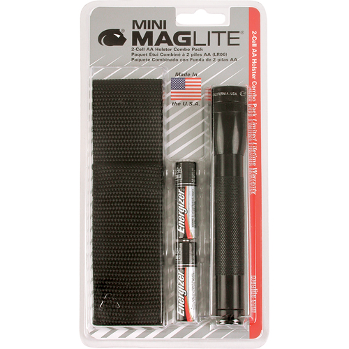Mini&reg; Flashlights, Incandescent, 14 Lumens, AA Batteries EastCoast Offshore Supplies