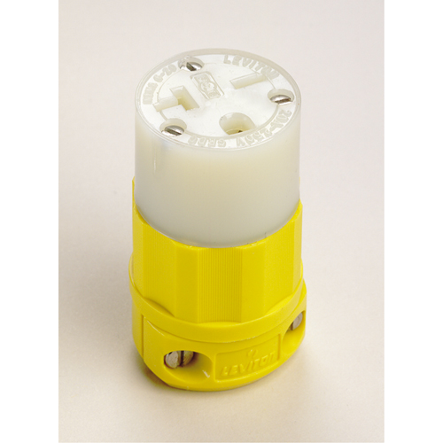 2-Pole 3-Wire Grounding Straight Blade Connector, 5-20P, Nylon EastCoast Offshore Supplies