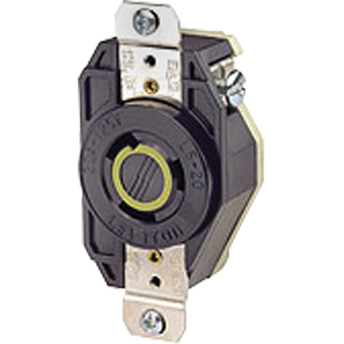 Single Flush 2-Pole 3-Wire Grounding  Receptacle EastCoast Offshore Supplies