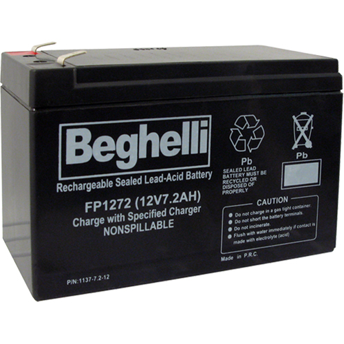Sealed Lead Acid Batteries, 12 V, 7.2 Ah EastCoast Offshore Supplies