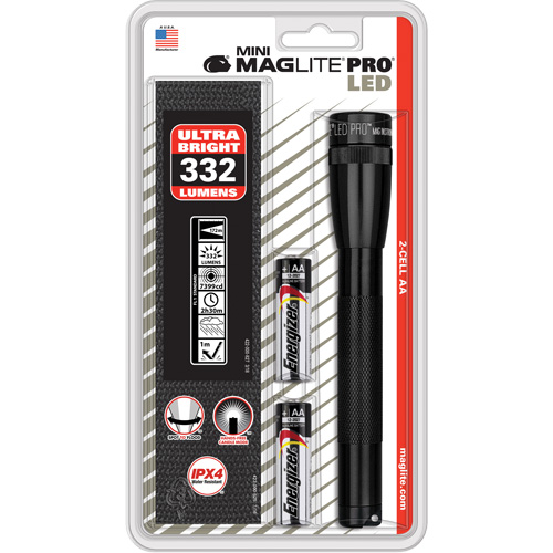 Lampes de poche Mini Pro, DEL, 332 lumens, Piles AA EastCoast Offshore Supplies